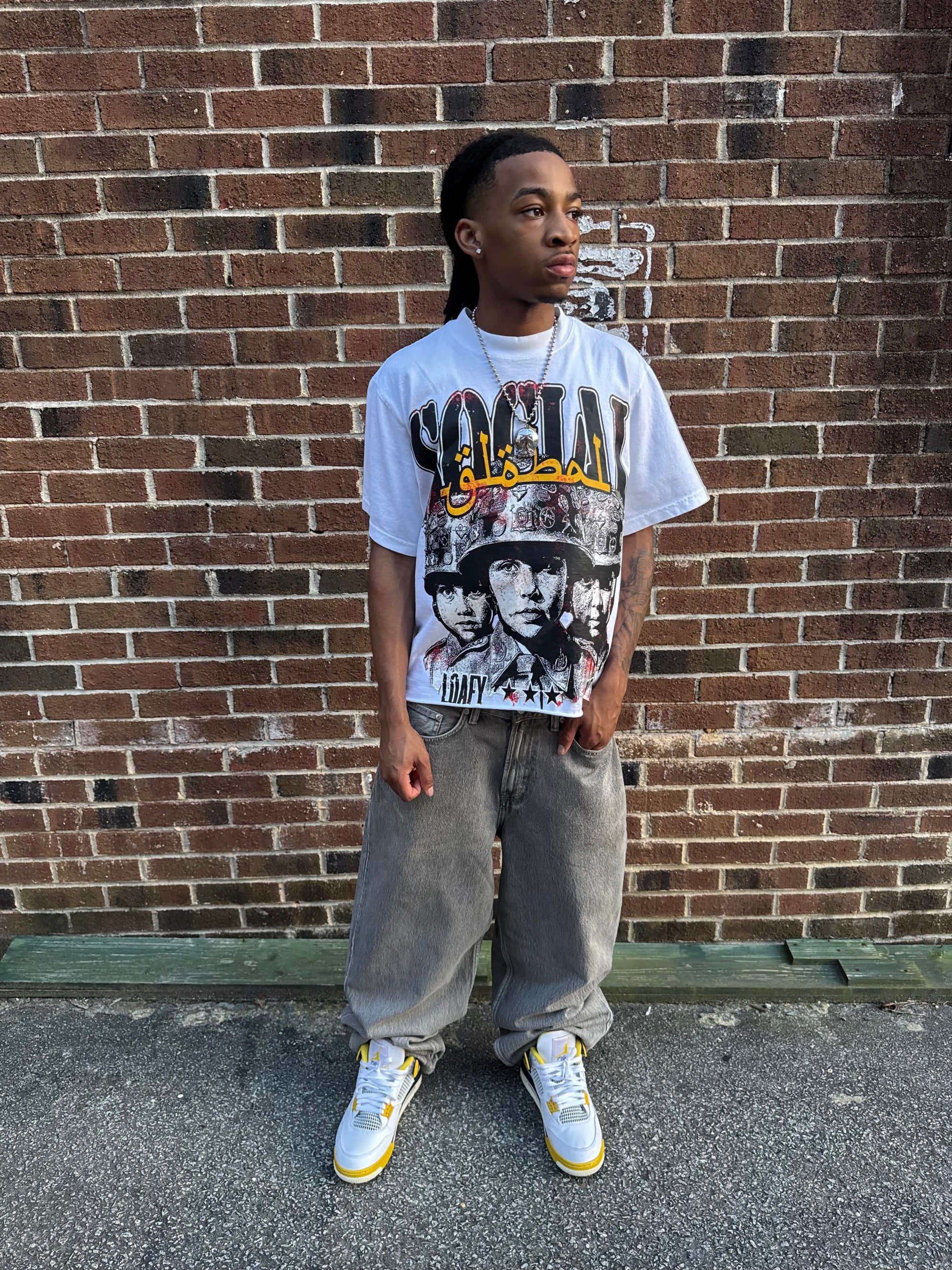 Social Cropped tee